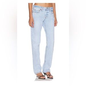 Re/Done X Pam Anderson The Anderson Jean in Maliblue